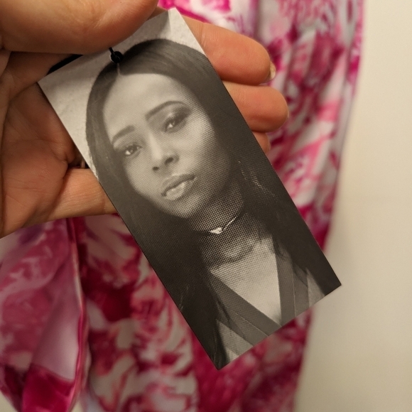 ADE Samuel Pink Tie Dye Button Down Blouse NWT XXXL 3x 18 / 20 Plus summer - Picture 9 of 17